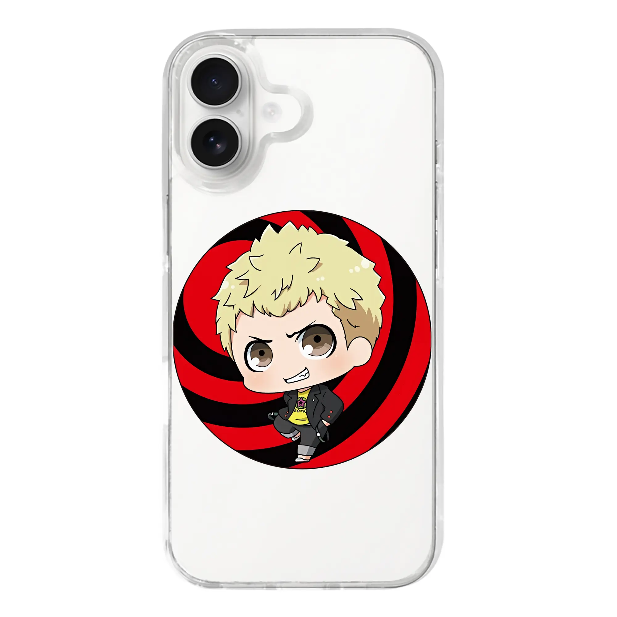 ペルソナ グッズ,坂本竜司 - iPhone 17シリーズ 透明スマホケース – 薄型・耐衝撃・精密フィット保護カバー